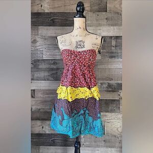 American Rag Floral Giraffe Dres, Size Medium Juniors